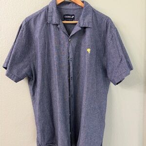 Trunks Men's Blue Short Sleeve Shirt